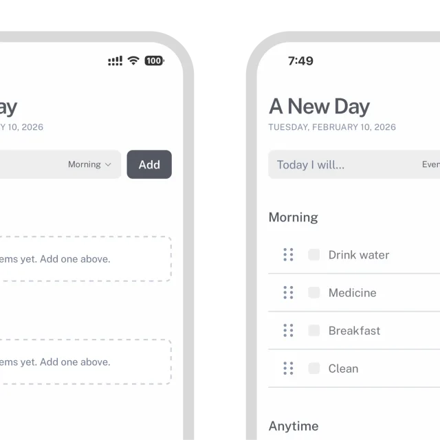 Rebuilding routines, one check at a time